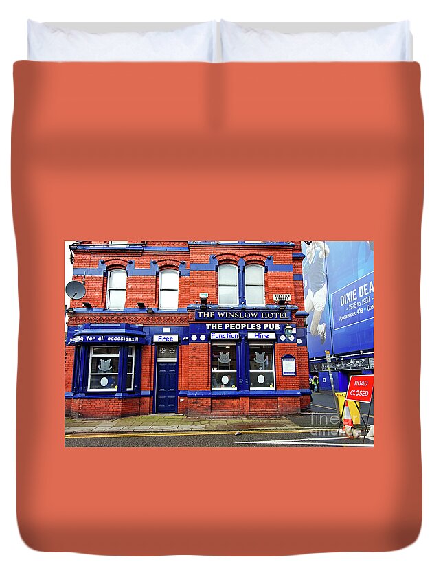 Goodison Park Home Of Everton Football Club Duvet Cover For Sale