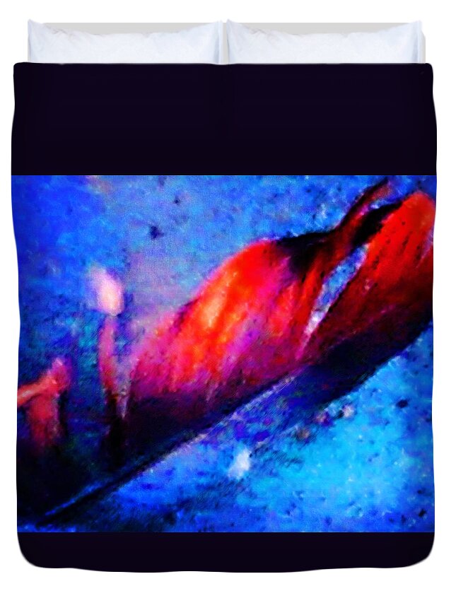 Abstract Duvet Cover featuring the photograph 108 by Timothy Bulone
