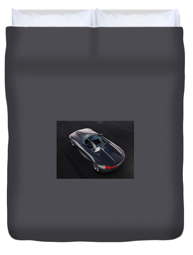 Bmw Duvet Cover featuring the digital art BMW #13 by Super Lovely
