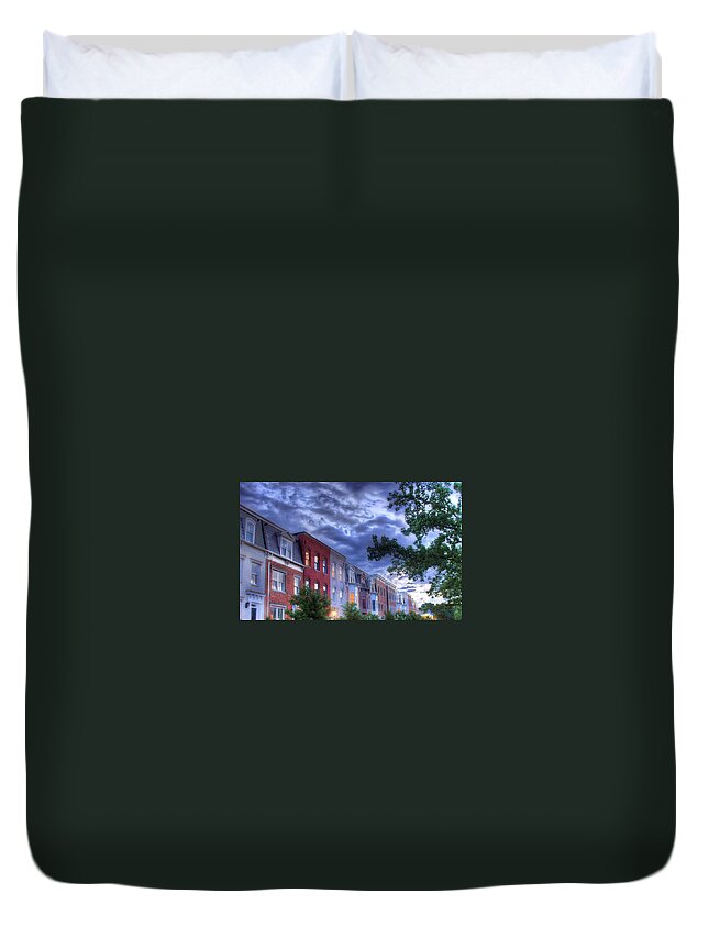 Hdr Duvet Cover featuring the digital art HDR #13 by Maye Loeser