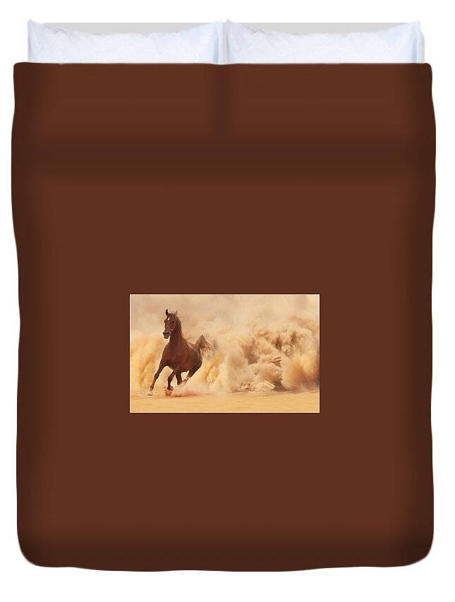 Horse Duvet Cover featuring the photograph Horse #13 by Mariel Mcmeeking