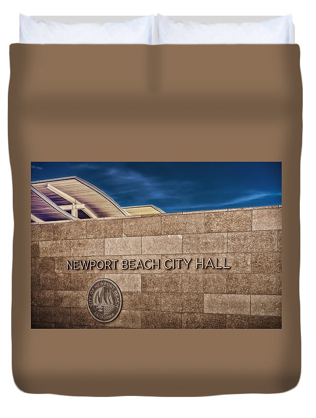 Newport Beach Duvet Cover featuring the photograph 135 to 237 Million Dollars Give Or Take by TC Morgan