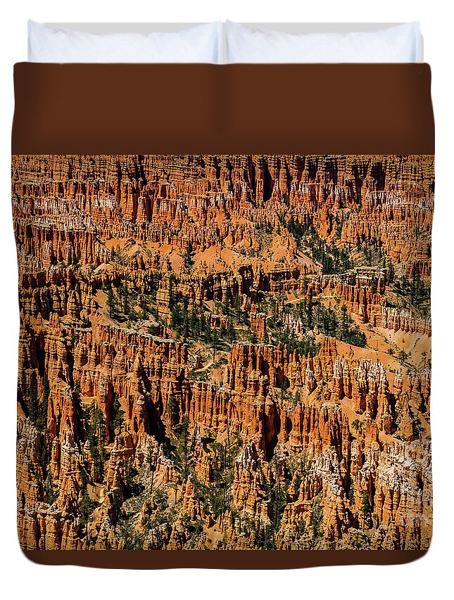 Bryce Canyon Duvet Cover featuring the photograph Bryce Canyon Utah #14 by Raul Rodriguez