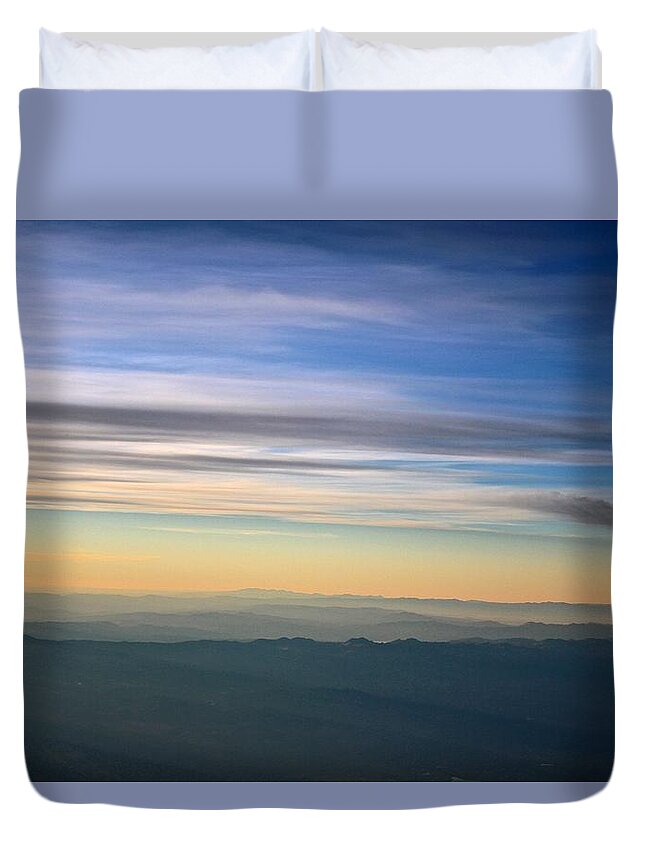 Mountains Duvet Cover featuring the photograph America's Beauty by Deena Withycombe