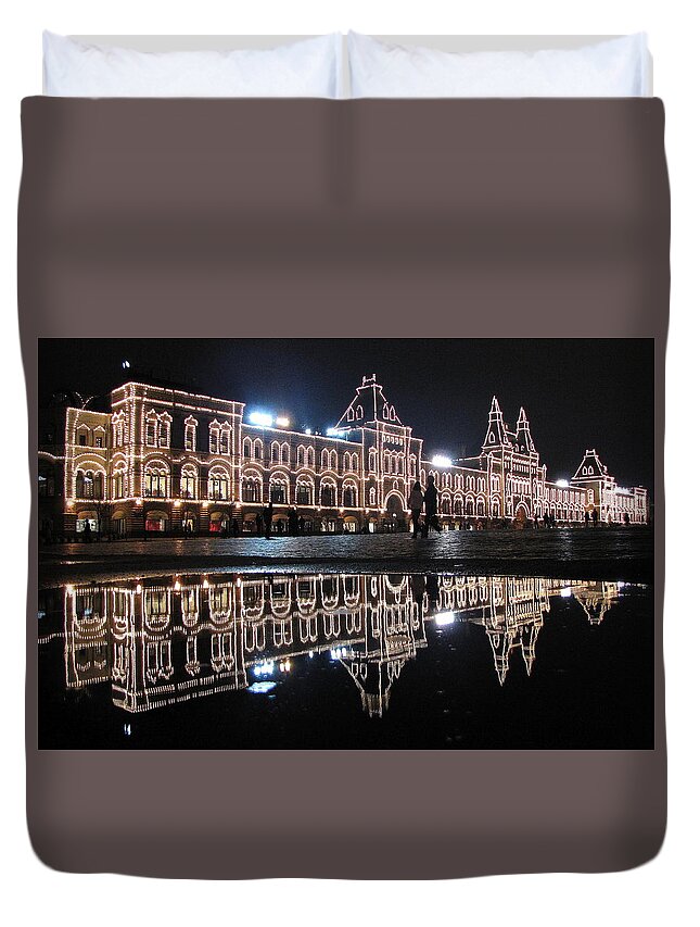 Moscow Russia Duvet Cover featuring the photograph Moscow Russia #19 by Paul James Bannerman