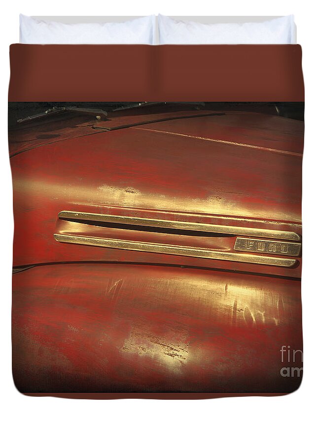 1949 Ford Duvet Cover featuring the photograph 1949 Ford Pickup Truck #4 by George Robinson