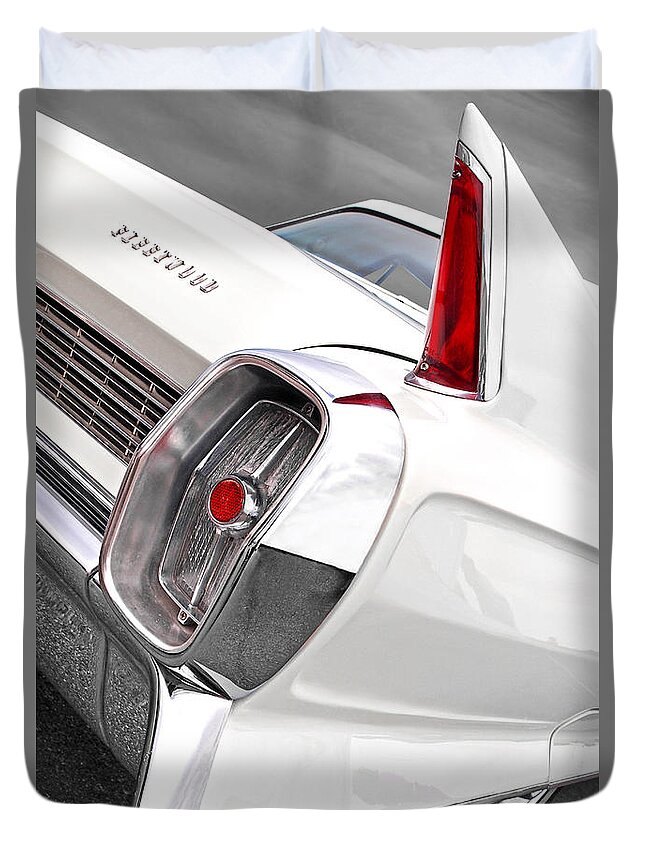 Cadillac Duvet Cover featuring the photograph 1960s Cadillac Fleetwood by Gill Billington