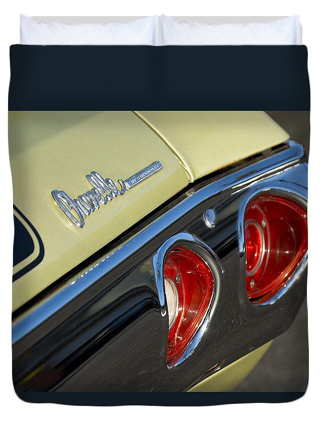 1971 Chevrolet Chevelle Malibu SS Tail Light Duvet Cover for Sale by Jill Reger