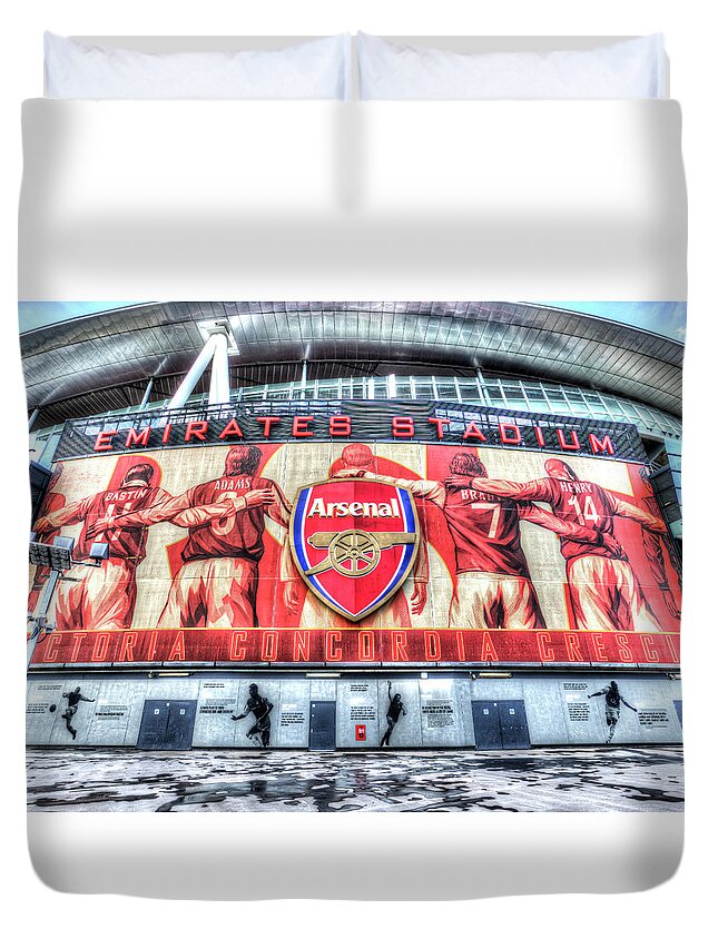 Arsenal Fc Emirates Stadium London Duvet Cover For Sale By David Pyatt