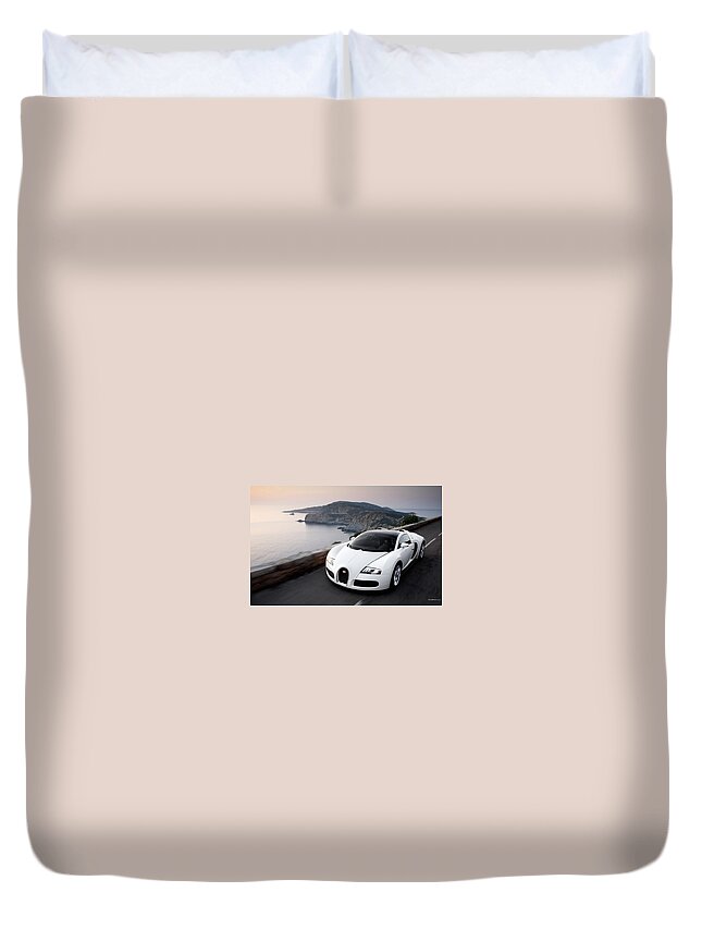 Bugatti Duvet Cover featuring the photograph Bugatti #2 by Jackie Russo