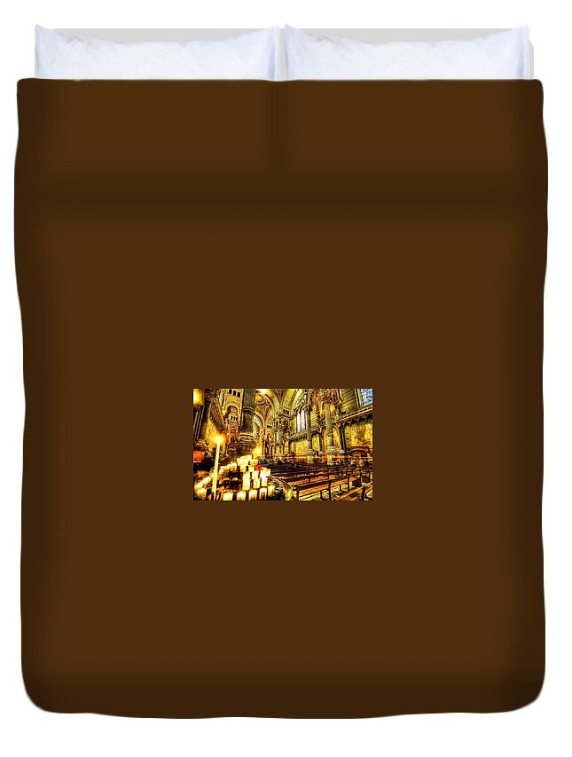 Cathedral Duvet Cover featuring the photograph Cathedral #2 by Mariel Mcmeeking