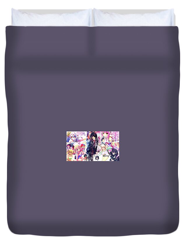 Crossover Duvet Cover featuring the digital art Crossover #2 by Maye Loeser
