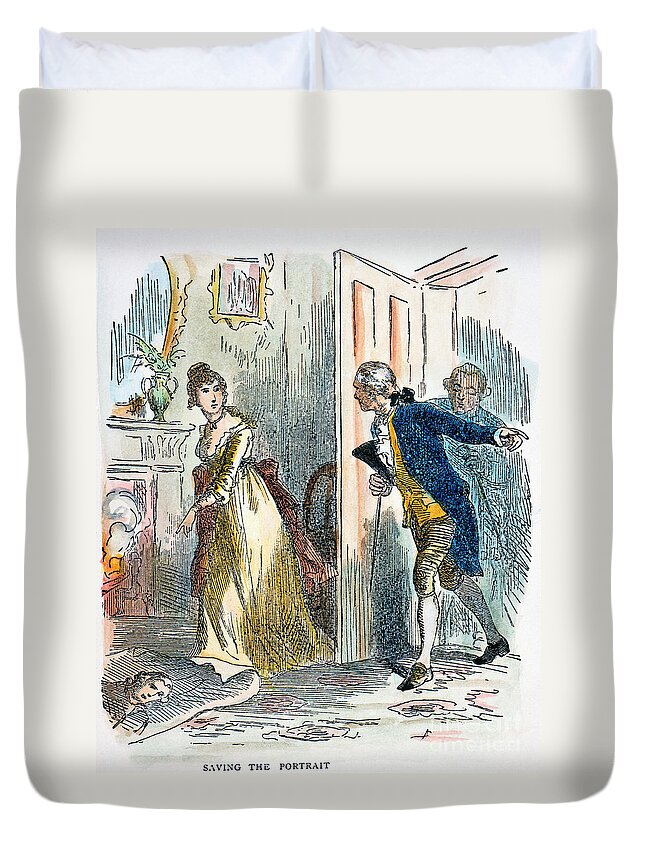 1814 Duvet Cover featuring the photograph Dolley Madison (1768-1849) #2 by Granger