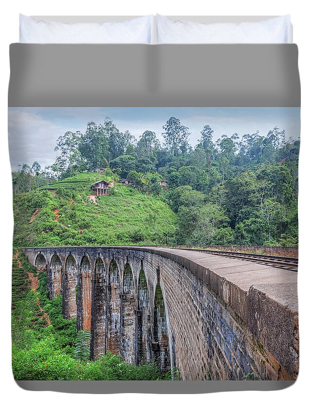 Nine Arches Bridge Duvet Cover featuring the photograph Ella - Sri Lanka #2 by Joana Kruse