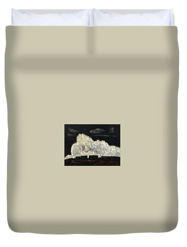 Marsden Hartley (american Duvet Cover featuring the painting Evening Storm #2 by MotionAge Designs