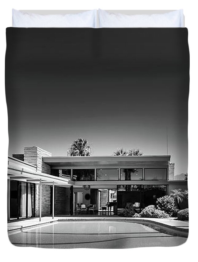 Frank Sinatra Duvet Cover featuring the photograph Frank Sinatra's Twin Palms Estate #2 by Mountain Dreams