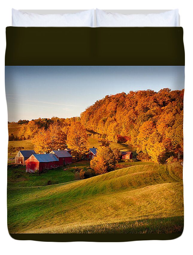 #jefffolger Duvet Cover featuring the photograph Jenne farm #2 by Jeff Folger