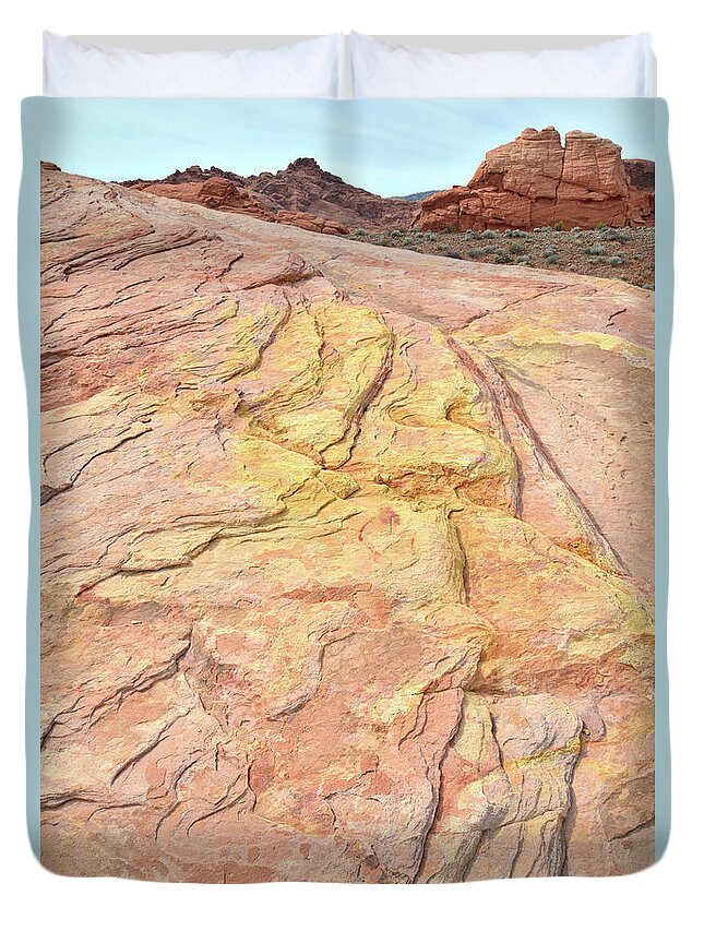 Valley Of Fire Duvet Cover featuring the photograph North Valley of Fire #2 by Ray Mathis