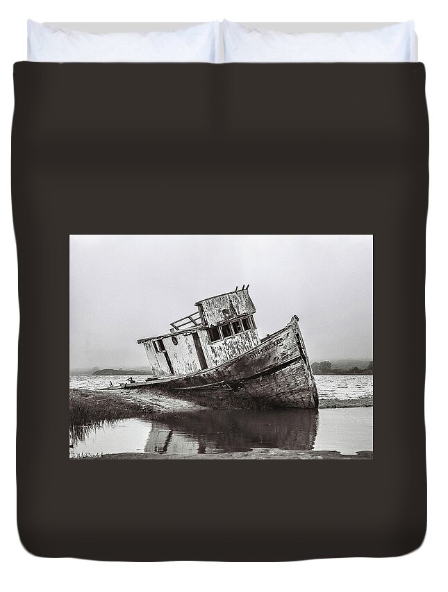 Pt Reyes Duvet Cover featuring the photograph Pt Reyes #2 by Mike Ronnebeck