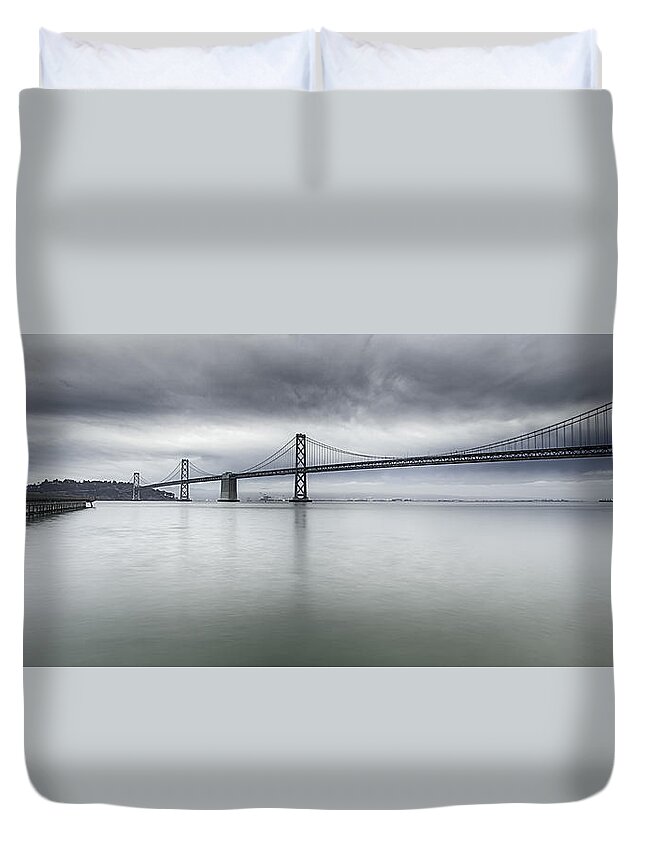 San Francisco Duvet Cover featuring the photograph San Francisco #2 by Chris Cousins