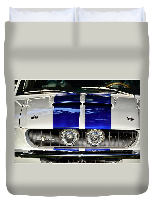  Duvet Cover featuring the photograph Shelby by Dean Ferreira