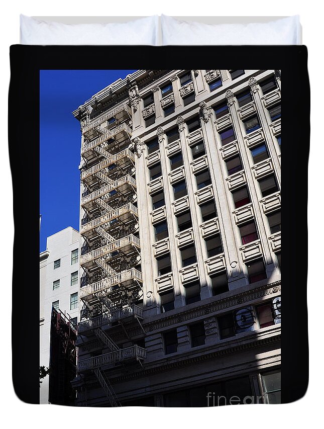 Clay Duvet Cover featuring the photograph Street Photography #2 by Clayton Bruster