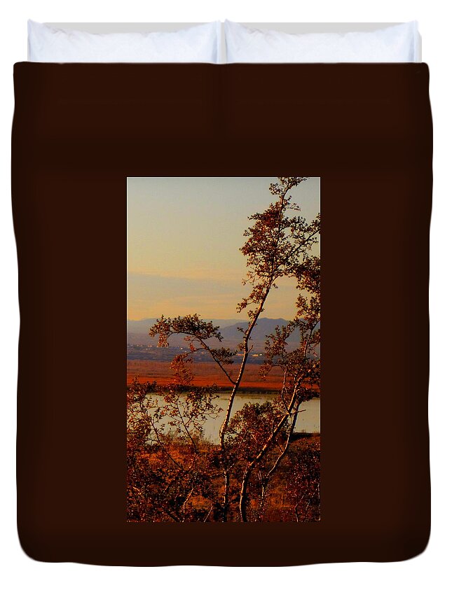 Topock Bay Duvet Cover featuring the photograph Arizona by Lessandra Grimley