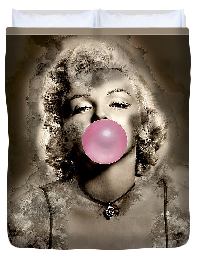 Marilyn Monroe Duvet Cover For Sale By Marvin Blaine