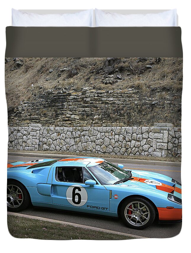 Ford Duvet Cover featuring the photograph 2006 Ford GT by Christopher McKenzie