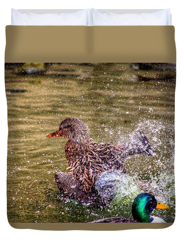 Hannover Zoo Germany Duvet Cover featuring the photograph Hannover Zoo GERMANY #23 by Paul James Bannerman
