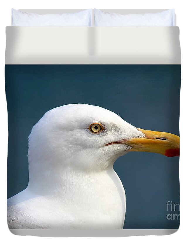 Boats Duvet Cover featuring the photograph Rockport Harbor #23 by Donn Ingemie
