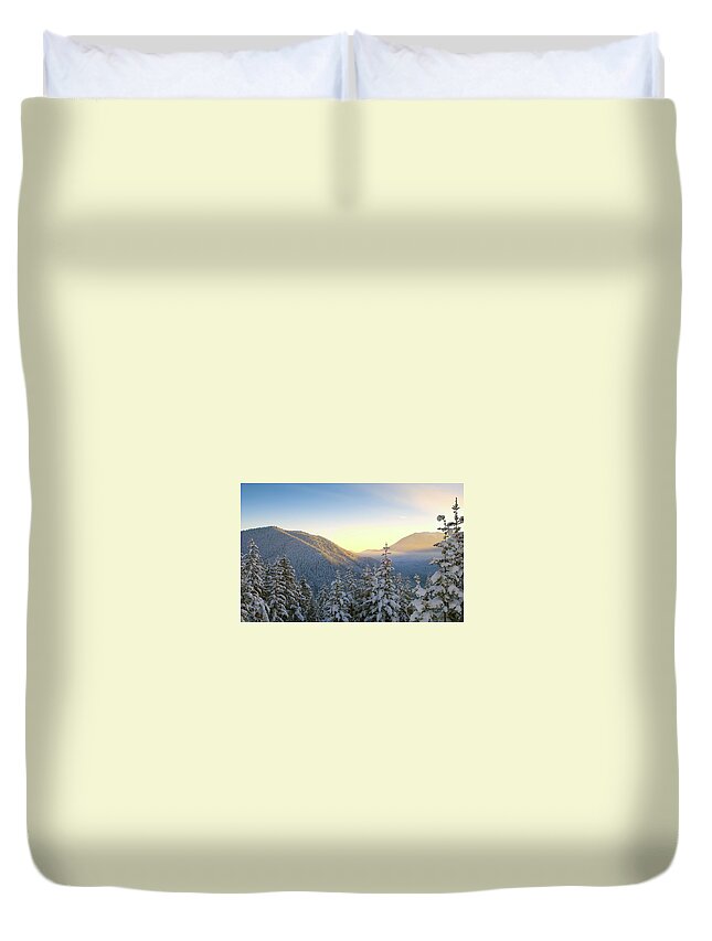 Winter Duvet Cover featuring the photograph Winter #24 by Mariel Mcmeeking