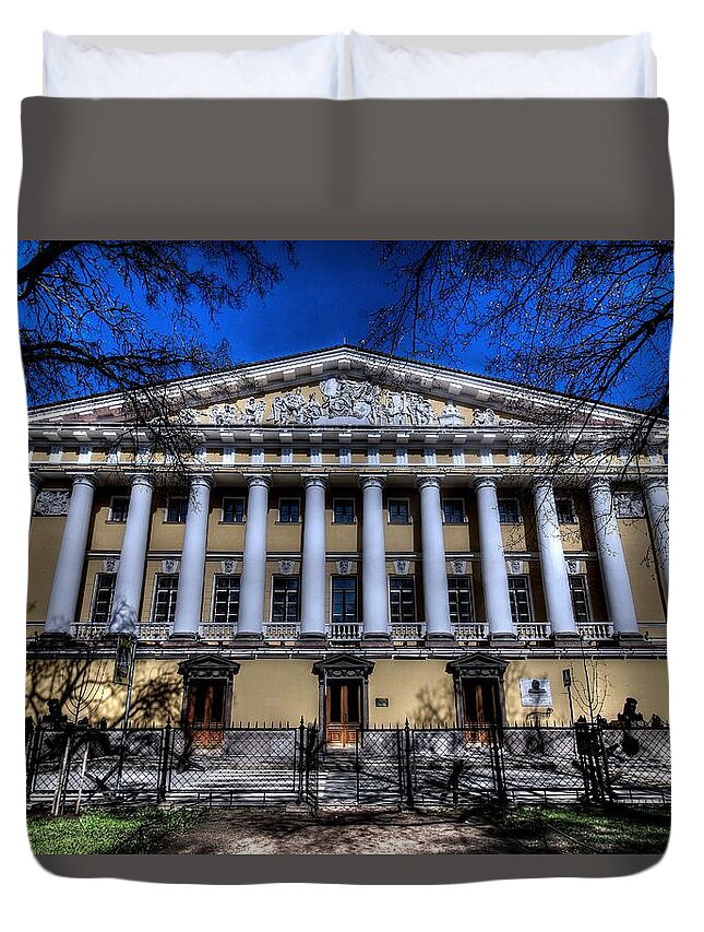 St. Petersburg Russia Duvet Cover featuring the photograph St. Petersburg Russia #26 by Paul James Bannerman