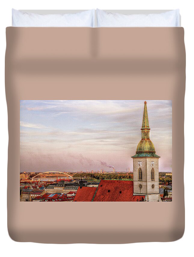 Bratislava Slovakia Duvet Cover featuring the photograph Bratislava Slovakia #27 by Paul James Bannerman