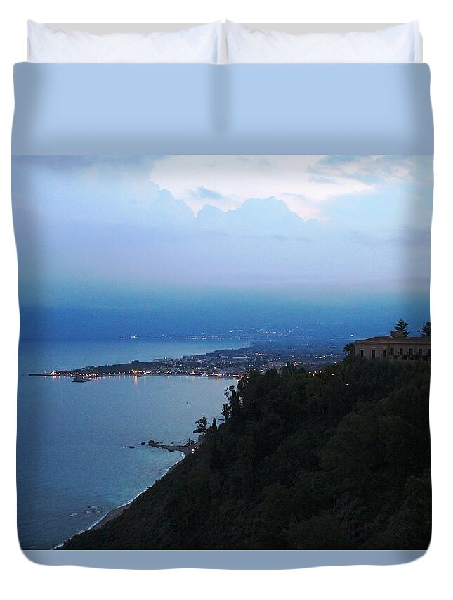 Sicily Duvet Cover featuring the photograph Sicily #27 by Donn Ingemie