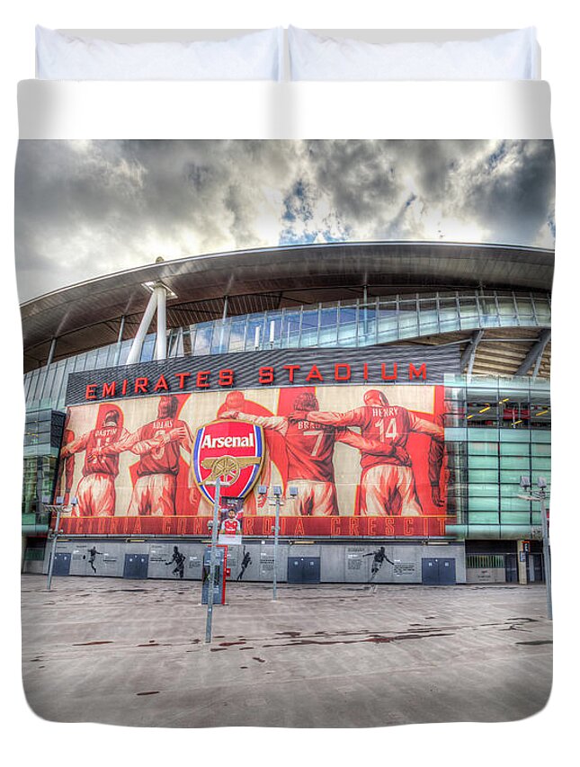 Arsenal Football Club Emirates Stadium London Duvet Cover For Sale