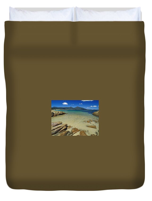 Beach Duvet Cover featuring the photograph Beach #3 by Jackie Russo