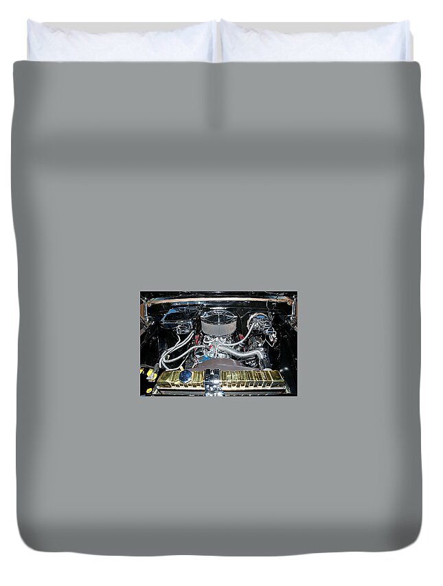 Chevrolet C10 Duvet Cover featuring the photograph Chevrolet C10 #3 by Jackie Russo