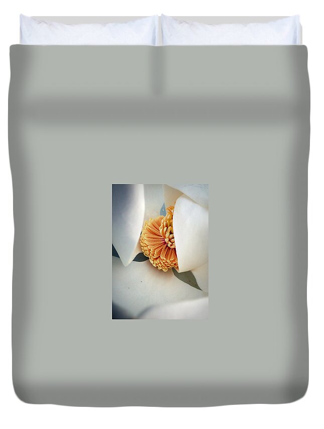 Magnolia Duvet Cover featuring the photograph Magnolia Blossom by Farol Tomson
