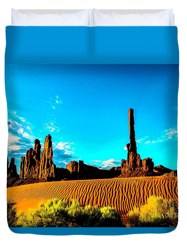 Sand Dune Duvet Cover featuring the photograph Sand Dune #6 by Mark Jackson