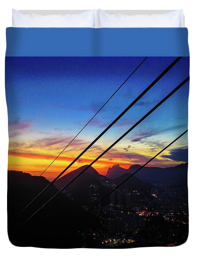Rio De Janeiro Duvet Cover featuring the photograph Rio de Janeiro #31 by Cesar Vieira