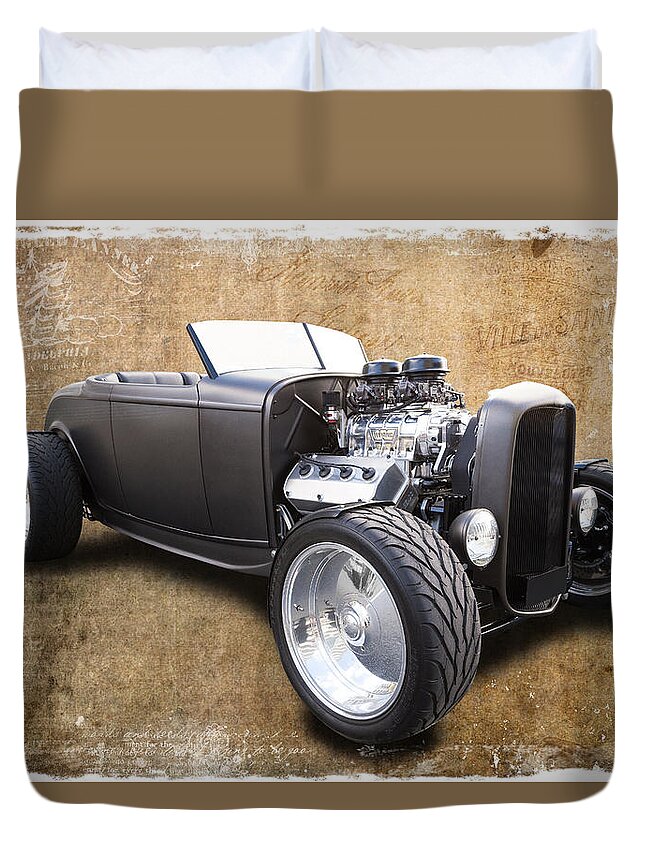 Car Duvet Cover featuring the photograph 32 by Keith Hawley