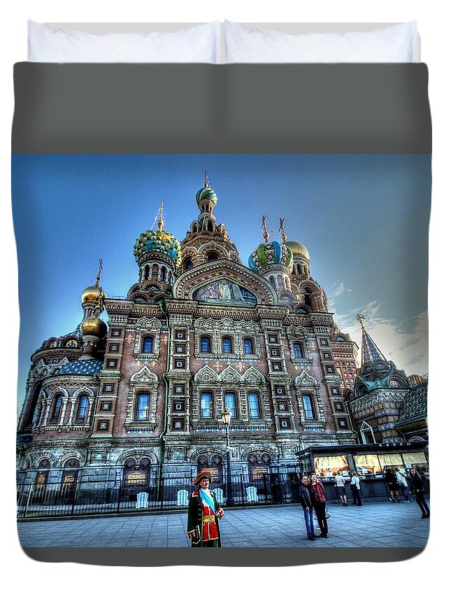 St. Petersburg Russia Duvet Cover featuring the photograph St. Petersburg Russia #37 by Paul James Bannerman