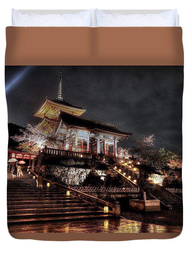 Kyoto Japan Duvet Cover featuring the photograph Kyoto Japan by Paul James Bannerman