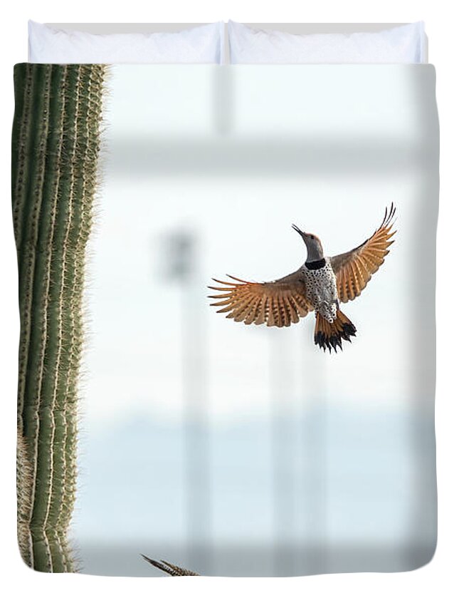 Gilded Duvet Cover featuring the photograph Gilded Flicker #1 by Tam Ryan