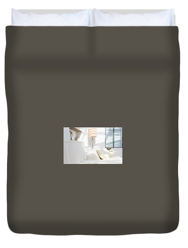 Room Duvet Cover featuring the digital art Room #41 by Super Lovely