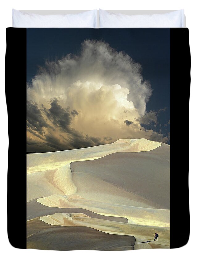 Dunes Duvet Cover featuring the photograph 4746 by Peter Holme III