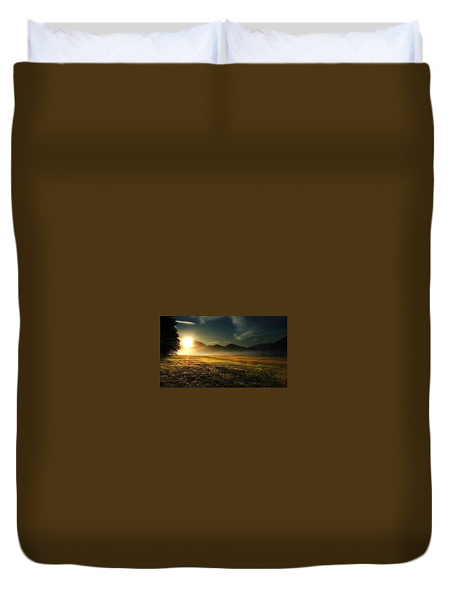 Sunset Duvet Cover featuring the photograph Sunset #49 by Jackie Russo