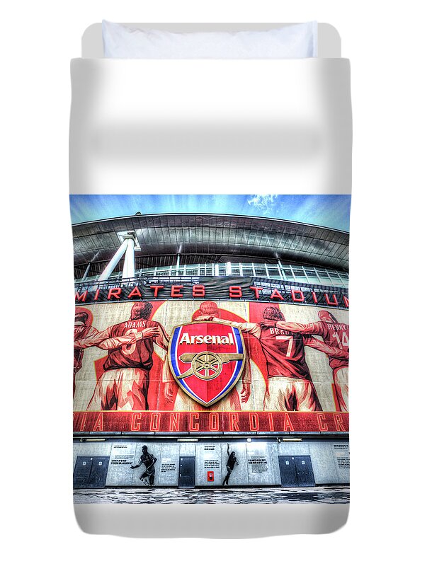 Arsenal Fc Emirates Stadium London Duvet Cover For Sale By David