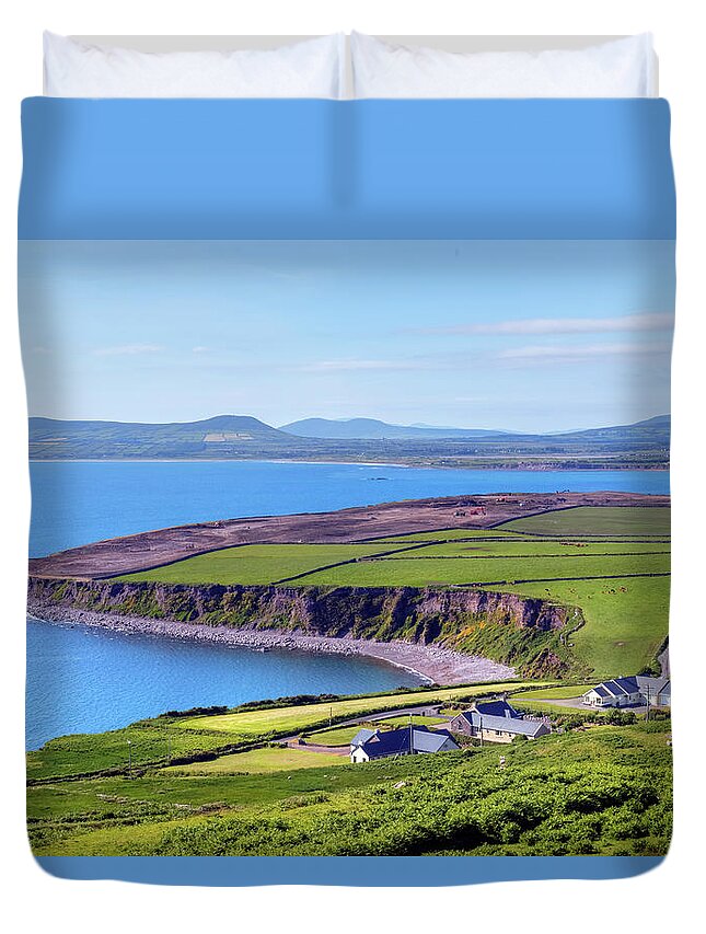 Ballingskelligs Bay Duvet Cover featuring the photograph Ring of Kerry - Ireland #5 by Joana Kruse